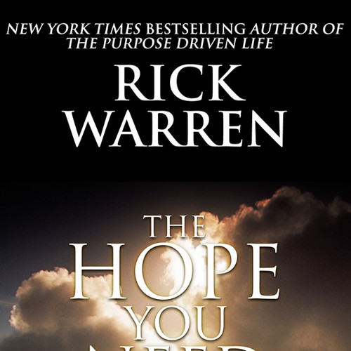 Design Rick Warren's New Book Cover Design by BombardierBob™