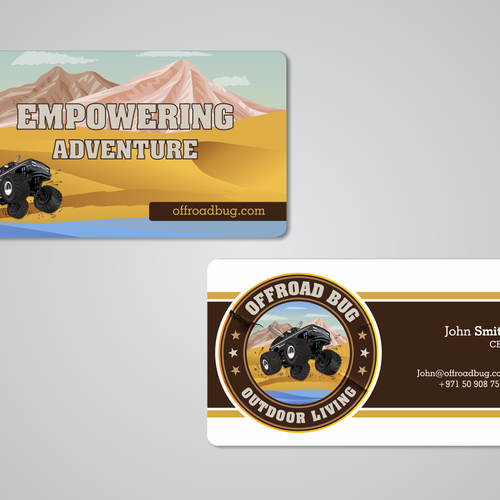 Outdoor Adventure Co. Business Cards Business card contest
