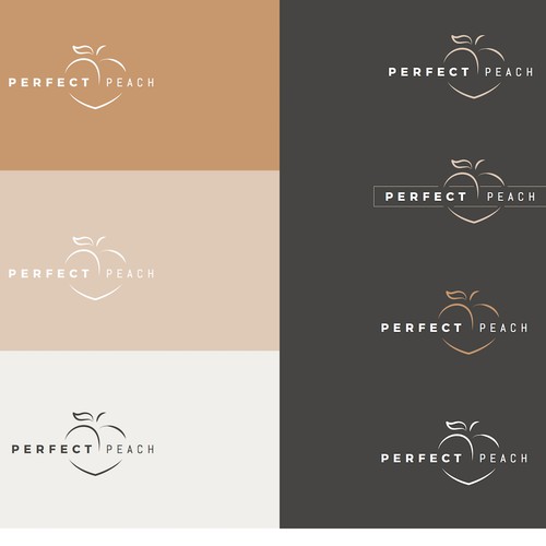 BIG PRIZE $$ Design a "Perfect Peach" fitness logo for an online retail company! Design by Renata Lisboa