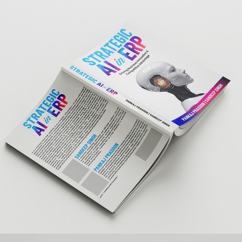 AI and ERP Book Design Design by Shreya007⭐