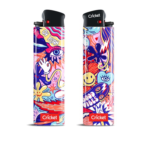 Create illustrations for a limited collection of Cricket Lighters (Multiple Winners) Design by HannaSymo