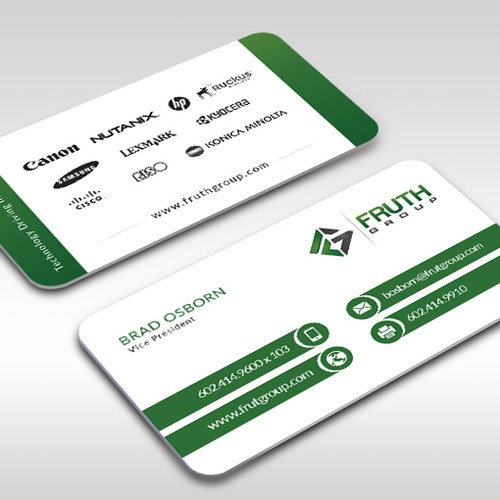 New High Tech Business Cards for High Tech Company Diseño de sayem sarker