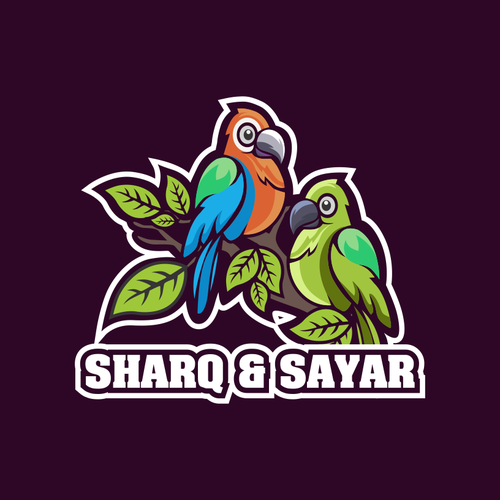 Logo for my Two Birds (Macaw & Yellow Naped Amazon) Design by d'jront