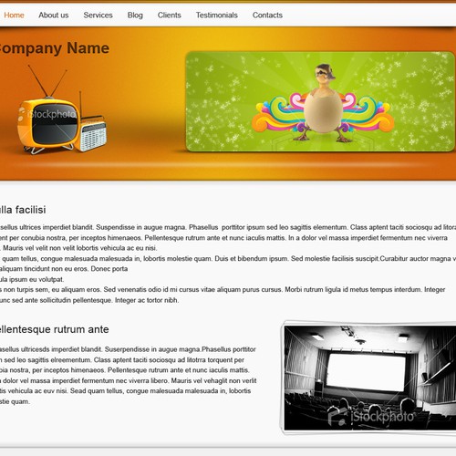 1-3 Page Website Template Design von kpp0209