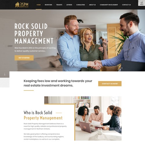 Design a Lux Property Management Website that WOWs Investors! Design by Smashing Boys