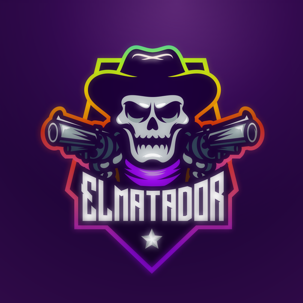 Cowboy mascot logo