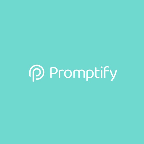 Modern, Simple and Sleek Logo for Promptify.com Design by designhatti
