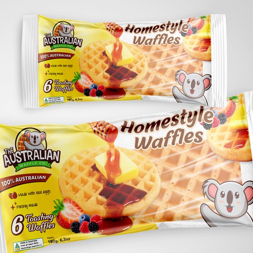 Waffle Packet Design Design by rizal hermansyah