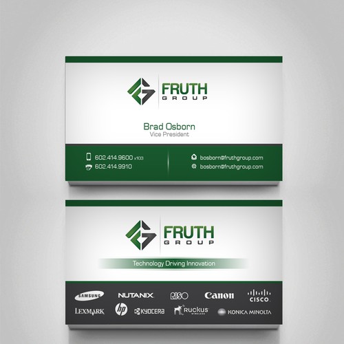 New High Tech Business Cards for High Tech Company Diseño de toyz86