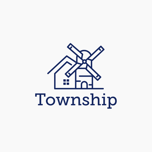 Logo design for new construction rental community of high-end townhomes Design by LarkFlow Digital