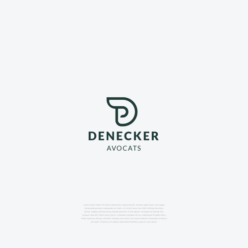 LOGO AVOCAT Design réalisé par Fortunegraph Studios