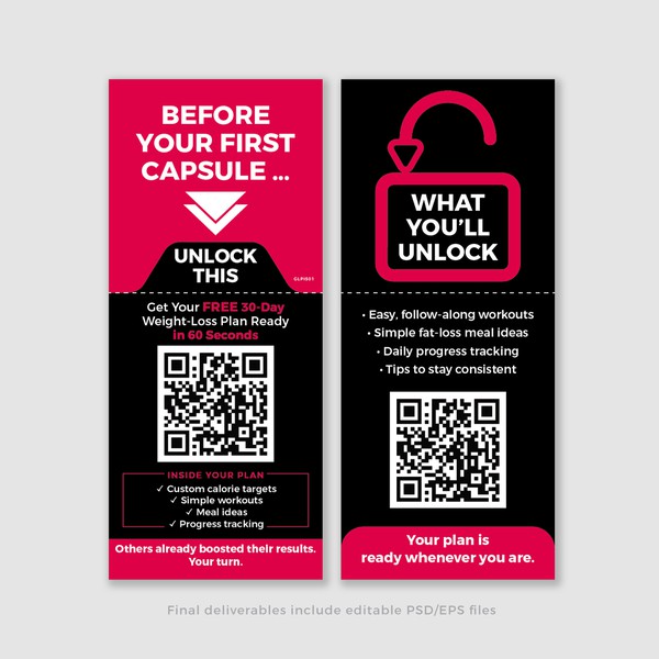 Product Insert Redesign – Action‑Driven Copy & QR Priority