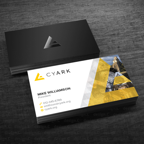 Business Simple Geometric Fragment Company Business Card