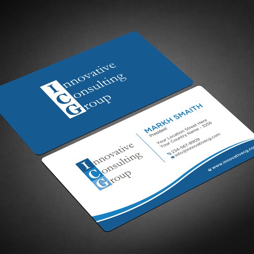 Design di ICG Business Cards di Brandmaker artist