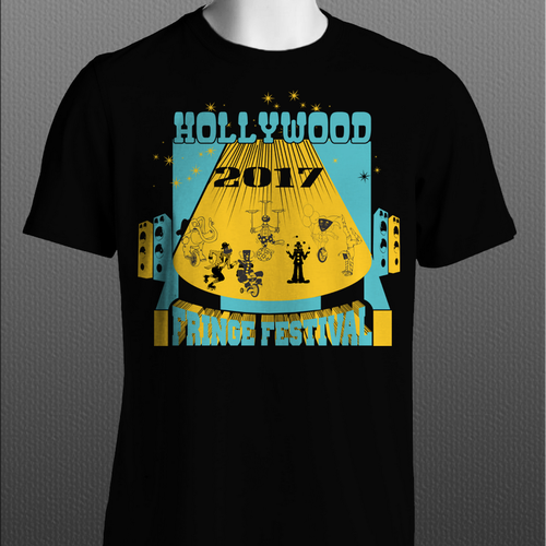 The 2017 Hollywood Fringe Festival T-Shirt Ontwerp door Vrabac