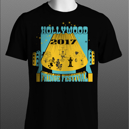 The 2017 Hollywood Fringe Festival T-Shirt Design by Vrabac