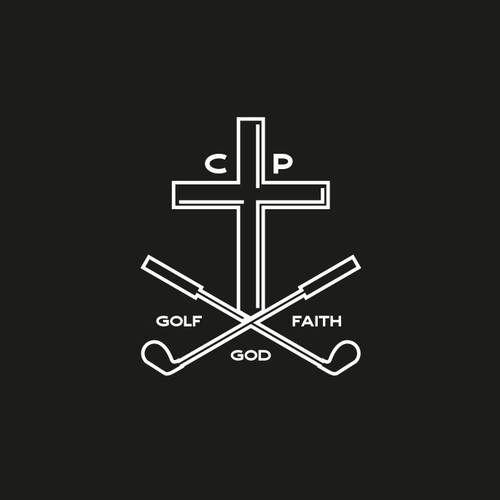 Golf, Faith, God, Cross Design by coric design