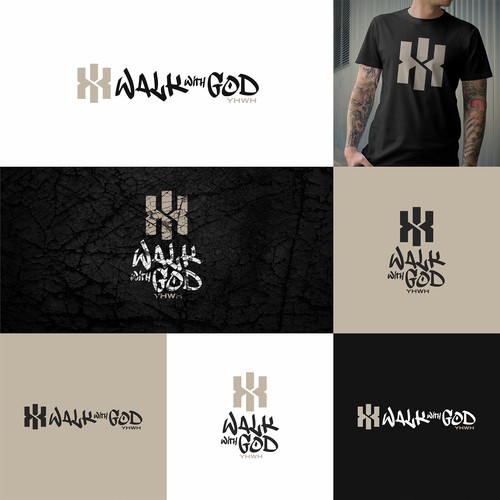 Walk With God Minimalist Luxury Logo for a Modern Faith & Fashion Brand Design by Alexander Ryashin