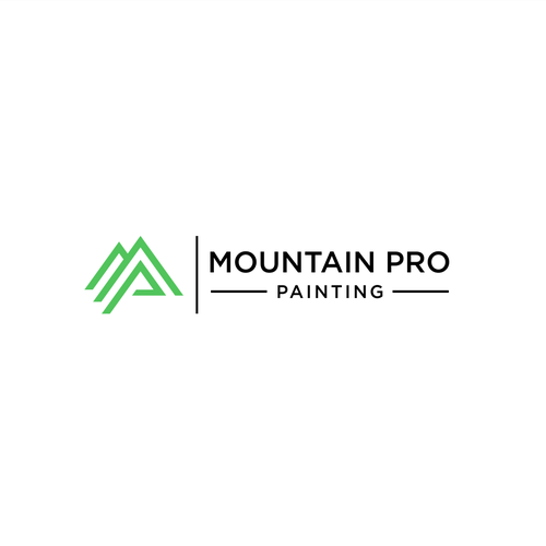 High-end, tech-focused Colorado painting company brand package Design by adam.h™