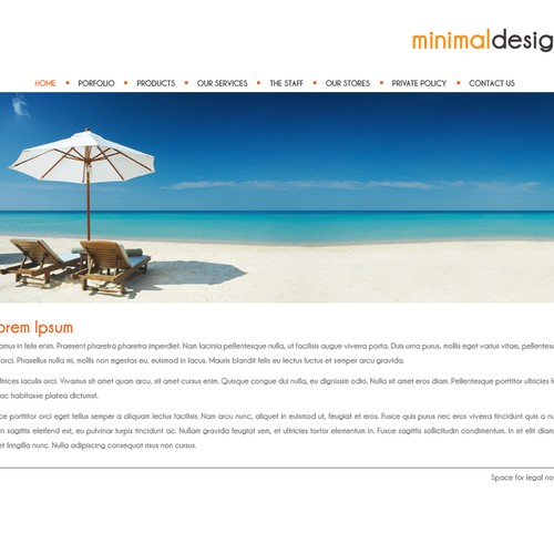 1-3 Page Website Template Design von anndrea