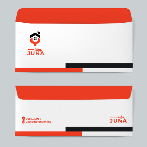 Papelería propuesta en el concurso por Moaz Tanvir