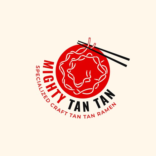 Japanese Tan Tan Ramen Shop Logo Design by Srdjan Savić