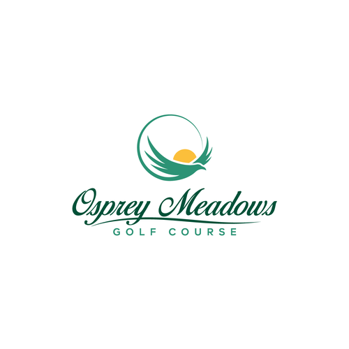 Golf Course Logo - Osprey Meadows Golf Course at Tamarack Design by Yagura