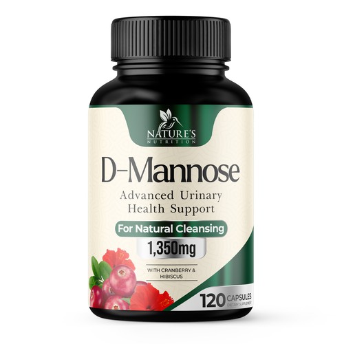 Design Colorful D-Mannose Design Needed for Nature's Nutrition por UnderTheSea™