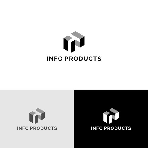 InfoProducts.com - Logo & Branding Design by PiratesJR