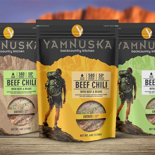 Designs | New Backcountry Food Retail Package targeted to the outdoor ...