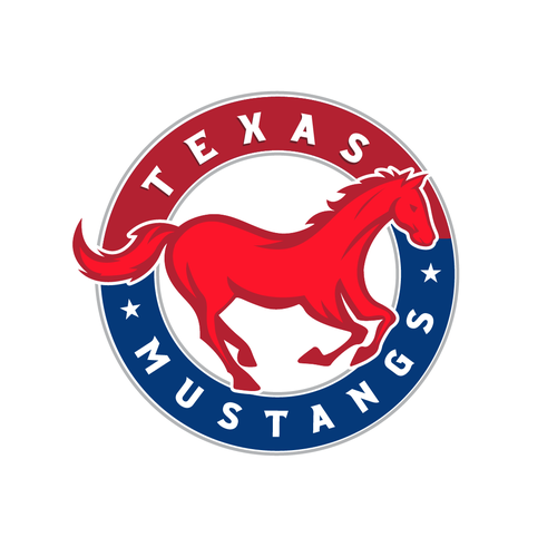 Diseño de Texas Mustangs de rulasic