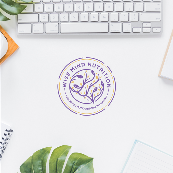 Design by Nadjwa titled "Wise Mind Nutrition"