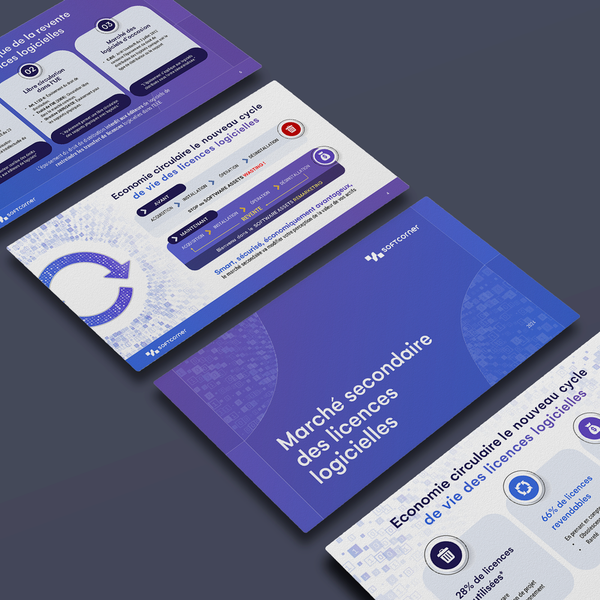 Modern Presentation Design Inspired by Logo Elements