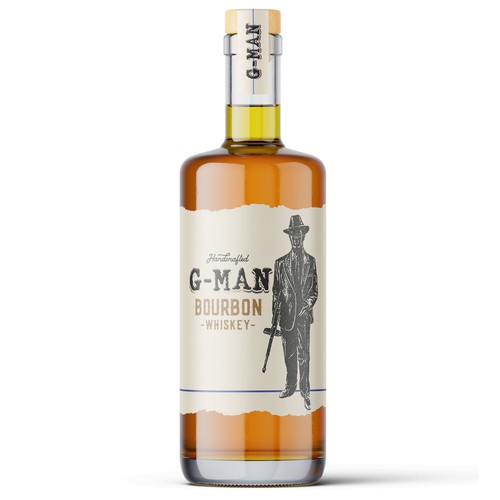 G-Man Whiskey Is seeking a distinctive design for our new brand. Design by sam2305