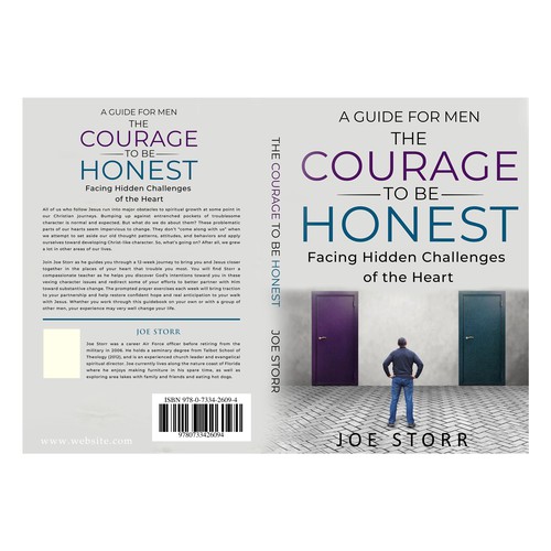 Designs | The Courage to Be Honest (Book Cover Design Contest ...