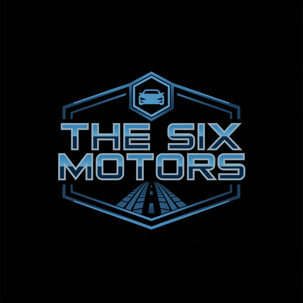 Design by Dark Angel Tattoo titled "The Six Motors - Automotive Elegance Redefined"