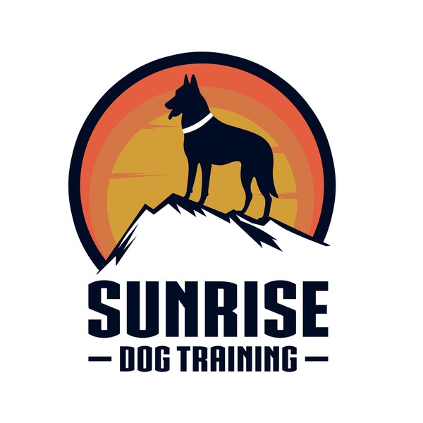 Design by jbcreativez titled "Sunrise dog training Logo"