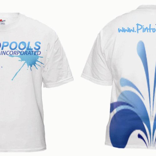 NEW Tshirt Design for swimming pool company Design by Choda