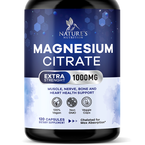 Premium Magnesium Citrate Design needed for Nature's Nutrition Design by TUNSAY