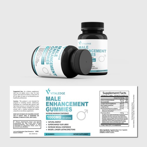 Designs | Design a bottle label for a Male Enhancement Supplement ...