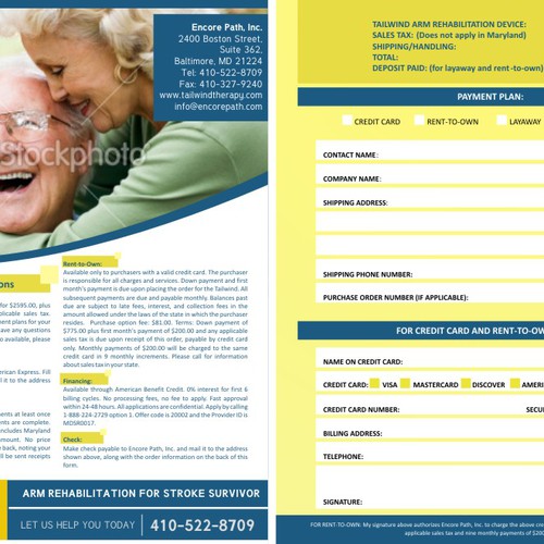 Design 2-page brochure for start-up medical device company Réalisé par hasteeism