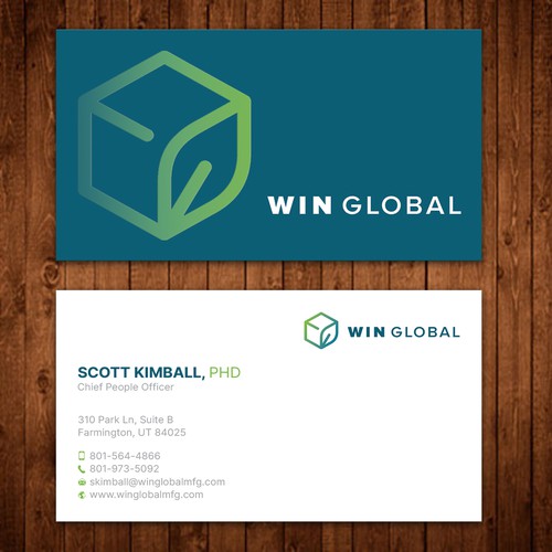 WIN Global Business Card Design Design by ™SF_Design™