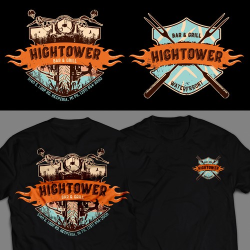 Best F*uc!ng T-shirt Design for Hightower Bar & Grill Ever ! Design by mañana_art