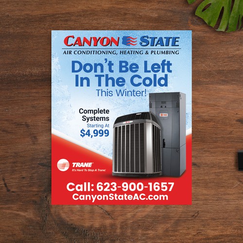 Newpaper Ad For Heating, Ventilation, and Air Conditioning (HVAC) Company - Wireframed and Ready! Design by STMRM