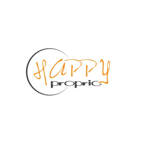 Creer le logo de Happy Proprio Design by FORTUNATELY