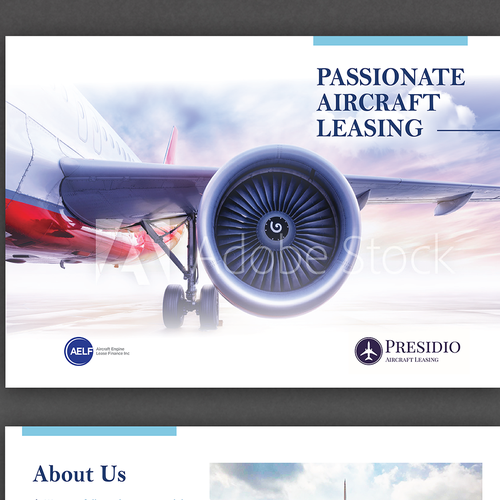 Aviation Leasing Company needs a powerful brochure Brochure contest