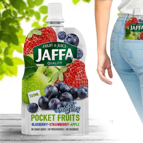 Develop Concept Design for Jaffa "Fruit in Pocket" adults’ fruit and berry puree Design réalisé par Pvrt