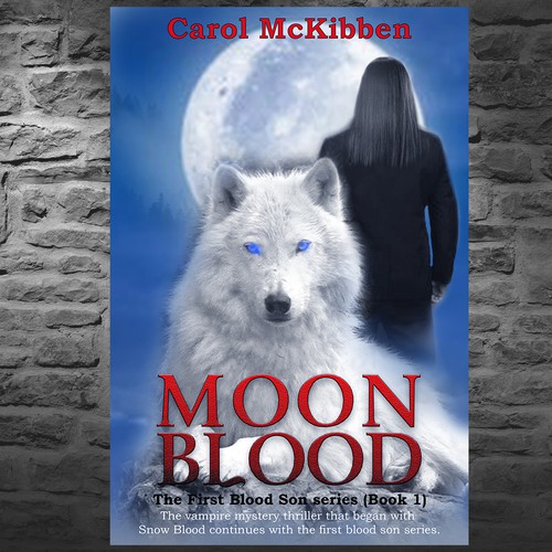 Moon Blood *Fantasy* *Thriller* the first cover for a new series! Design by Blokowsky