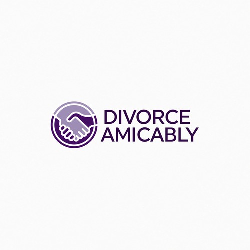 Logo for a new, healthy way for reasonable people to divorce Design by George d