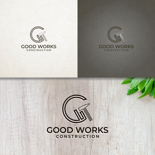 Classy construction logo Design by D E B O ™